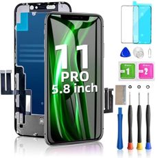 ZoongXingY for iPhone 11 Pro Screen Replacement 5.8 inch - 3D Touch LCD Display Digitizer Frame Assembly with Repair Tools
