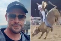 Chris Hemsworth celebrates as daughter India, 14, wins all-boy bull-riding competition - Page Six