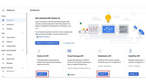 Vertex AI Workbench Notebook 部屬教學圖