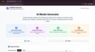 r/BlackboxAI_ - Created an AI Media Generator using Blackbox AI