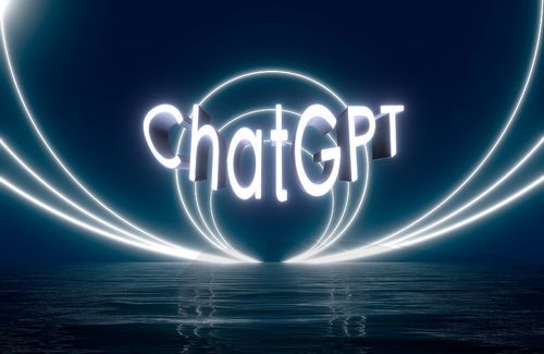 科技概念点线组成的网络科技概念，ChatGPT人工智能，科技星空概念背景图图片下载