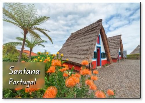 Santana traditional thatched houses