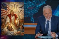 Jon Stewart Slams Donald Trump For Jesus Photo Was 'Me as a Doctor' - Variety