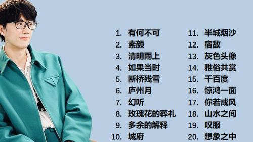 【盘点】许嵩最火的20首歌