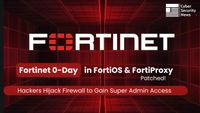 FortiOS & FortiProxy Already Patched 0-Day Allows Firewall Hijacks & Super Admin Access