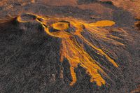 NASA satellite video shows an enormous volcano spewing out lava – from space - BBC Sky at Night Magazine