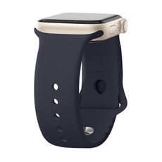 Ycysh Compatible with Apple Watch Bands for Women 40mm 38mm 41mm 42mm 44mm 45mm 46mm 49mm Men, Silicone Sport Strap Waterproof Wristband for iWatch Series 10 9 8 7 6 5 4 3 2 1 SE Ultra, Midnight