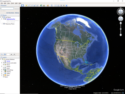 Google Earth screenshots