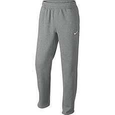 Nike Club Swoosh Men's Fleece Sweatpants Pants Classic Fit Gray Sz L
