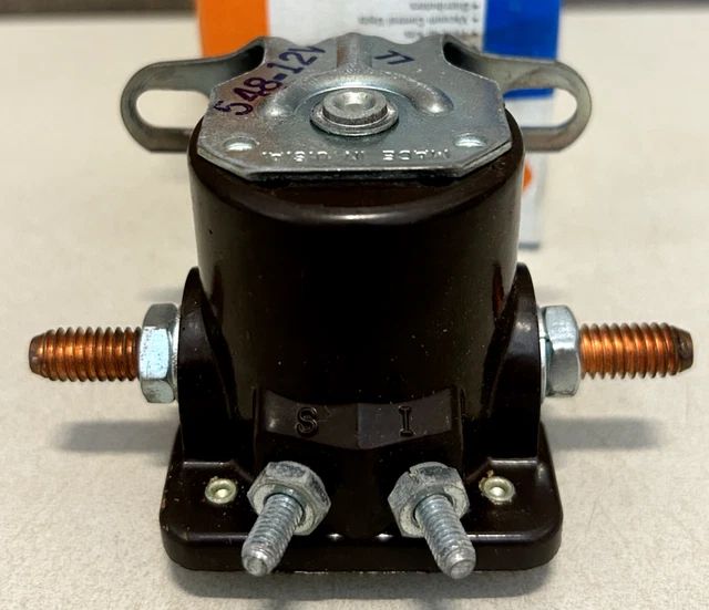 Vintage Napa Echlin ST81 Solenoid Starter SW Grounded 12V NOS