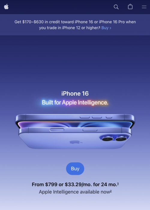 Responsive design offers the same user experience on mobile devices