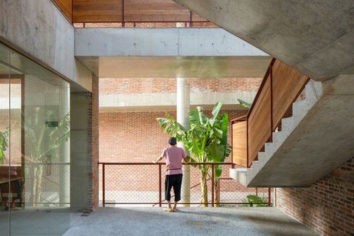Wuyang Cultural Station / WAU Design - Interior Photography, Stairs, Wood