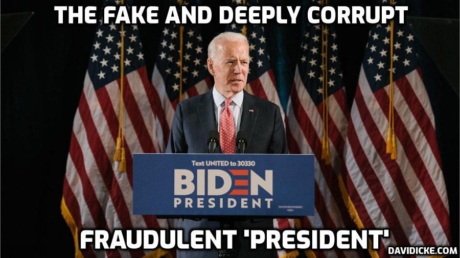 Stealing the election was a victory for democracy, says deeply corrupt Biden, and being owned by ...