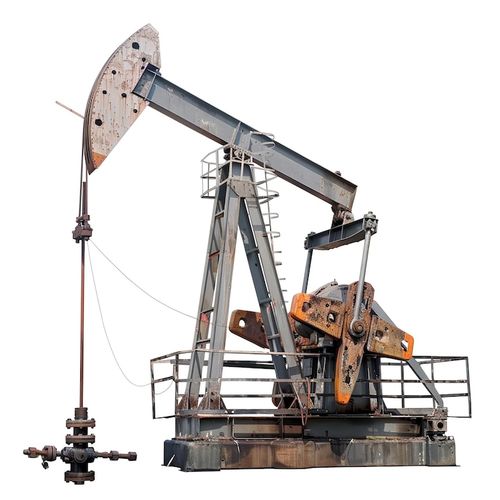 Photo oil pump jack transparent background