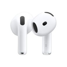 Apple AirPods 4 Wireless Earbuds, Bluetooth Headphones, Personalized Spatial Audio, Sweat and Water Resistant, USB-C Charging Case, H2 Chip, Up to 30 Hours of Battery Life, Effortless Setup for iPhone