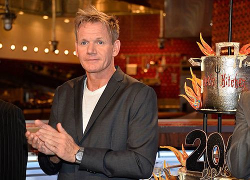 Producer/Chef Gordon Ramsay attends Fox's "Hell's Kitchen" 200th Episode Celebration at the Hell's Kitchen studio on October 1, 2013 in Culver City,...