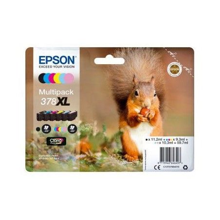 Tinta 378xl pack de 6 colores