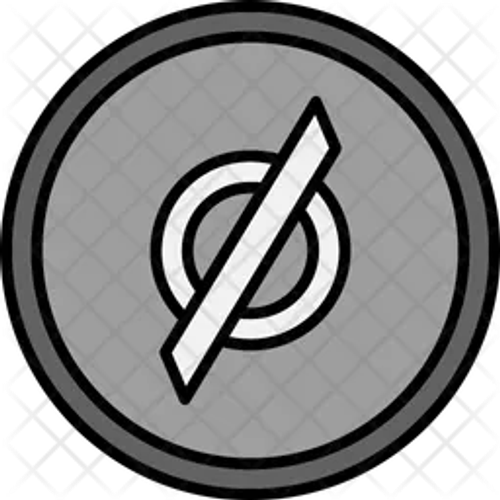 Null Symbol Education Icon