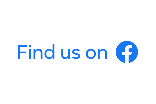 Find us on Facebook Blue Facebook (FB) Logo