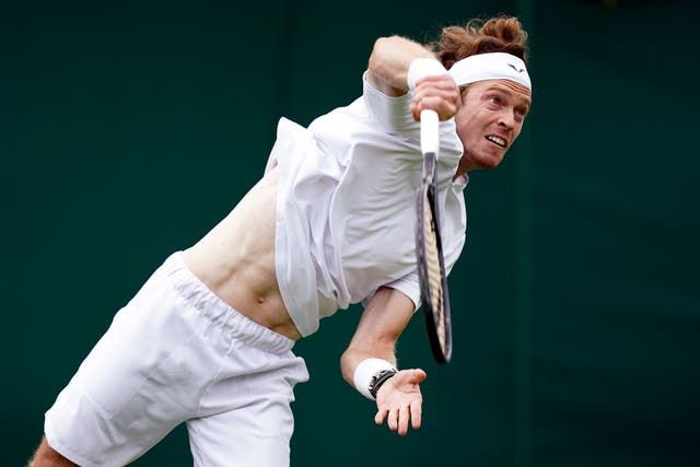 Andrey Rublev was banned from Wimbledon last year (John Walton/PA)