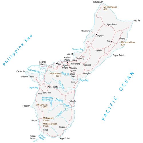 Guam Map