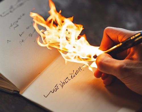 writing words on fire - Google Search Person Writing With Fire, The Writing Is Fire, Paper On Fire Meme, Guy Writing On Fire, Writing With Pen On Fire, Pen On Fire, Writing Fire Image, Pen On Fire Meme, Writing With Fire
