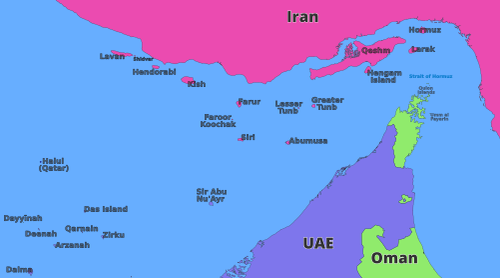 strait of hormuz islands