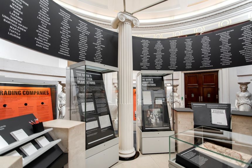 Interior of Bank of England Museum