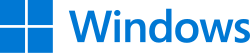 Windows logo and wordmark - 2021