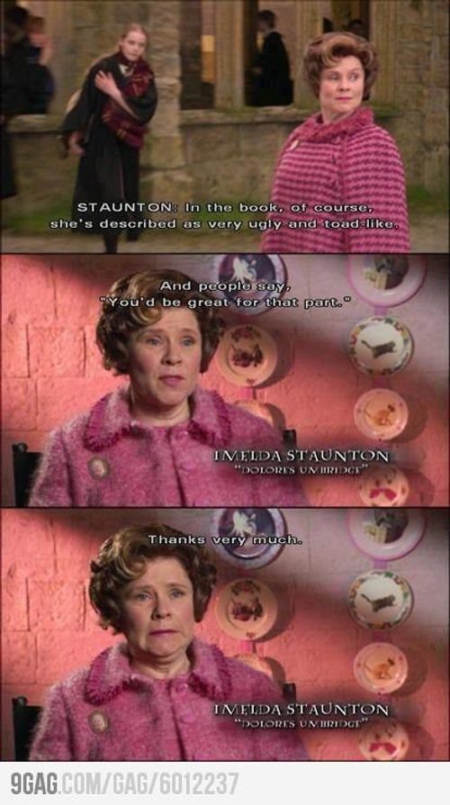 Dolores Umbridge Dolores Umbridge Harry Potter Funny Harry