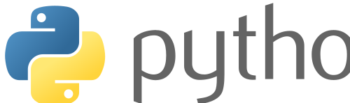 Python logo and wordmark