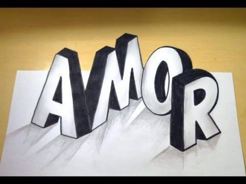 Hacer letras 3D en el ordenador