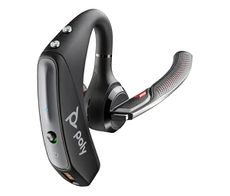 Poly Voyager 5200 Wireless Headset (Plantronics) - Single-Ear Bluetooth Headset w/Noise-Canceling Mic - Ergonomic Design - Voice Controls - Lightweight - Connect to Mobile/Tablet via Bluetooth