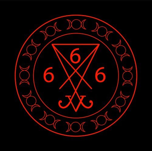 666 - Satanic Sigil Vector Image