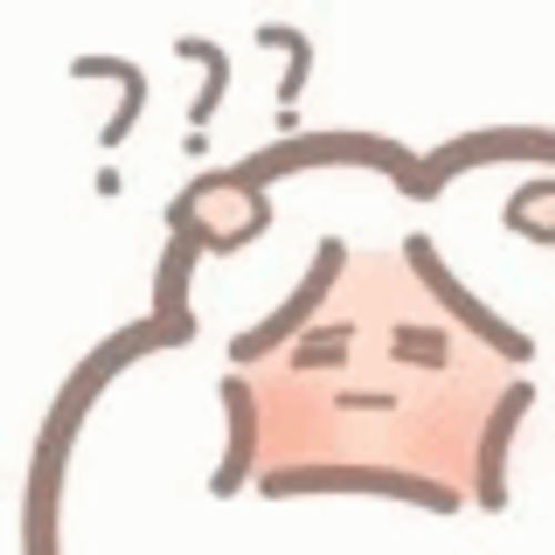 啥 问号表情包 满脸疑惑的可爱卡通形象，头上冒出三个问号