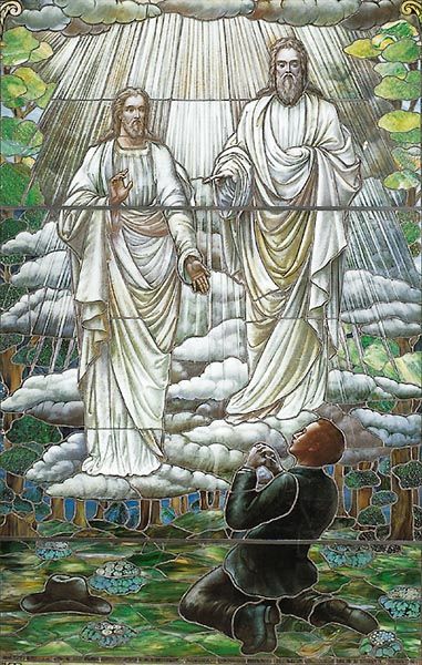 joseph smith first vision stained glass