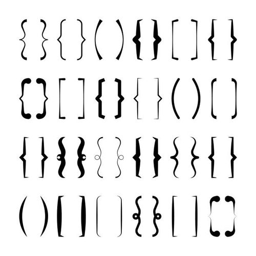 Text brackets collection, black quotation box. Curly, square and corner parentheses. Vintage typographical symbol, calligraphic quote frame. Doodle, lettering element. Vector illustration Text brackets collection, black quotation box. Curly, square and corner parentheses. Vintage typographical symbol, calligraphic quote frame. Doodle, lettering element. Vector illustration text bracket stock illustrations