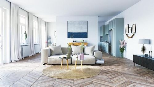 Modern Living room interior design photo