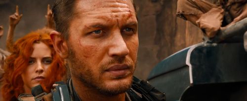 Tom Hardy and Riley Keough in Mad Max: Fury Road (2015)