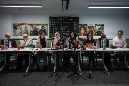 Family members of hunger striking Palestine Action members