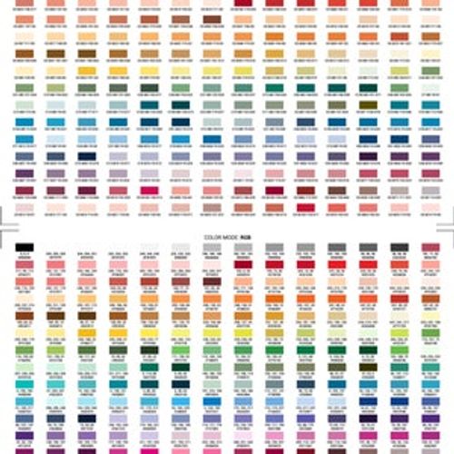 PDF Digital Print of Color Test Chart (CMYK & Rgb) - DTG Color Swatch Test Prints Palettes