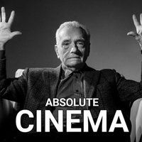 Absolute Cinema / Kino Is Served meme depicting director Martin Scorsese raising his hands.