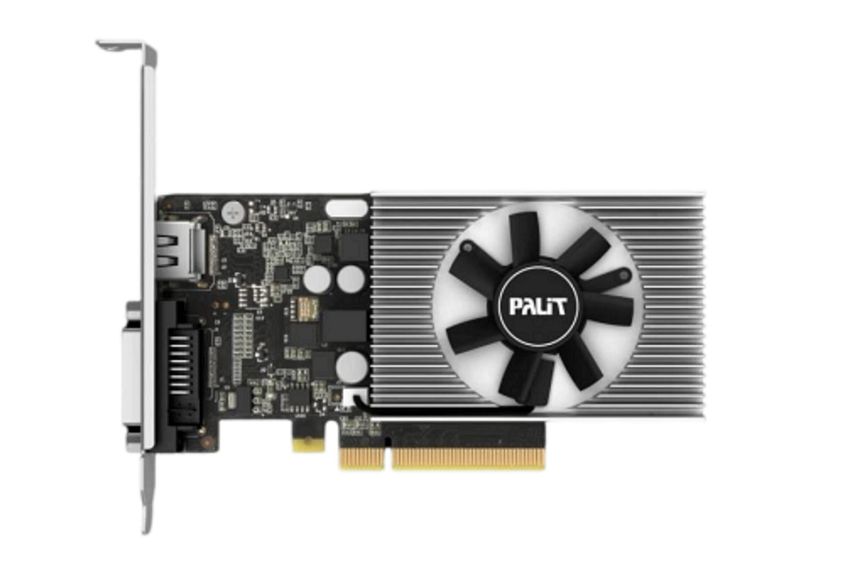 Palit GeForce GT1030 NEC103000646-1082F, 2GB DDR4, PCIe3, DVI, HDMI, 1379MHz, Low Profile