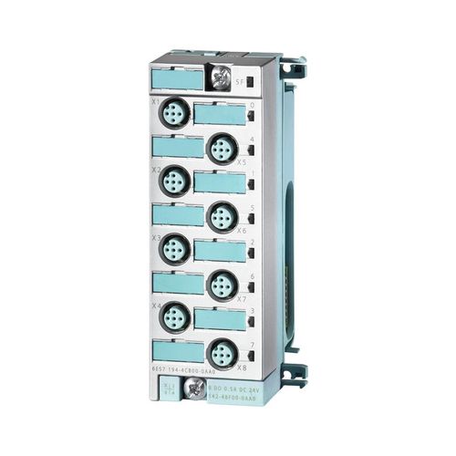 Manufacturer: SIEMENS, Type: ET200PRO CM IO
CONNECTION MODULE, 8xM12
FOR DIGITAL ELECTRONIC MODULES ET200PRO