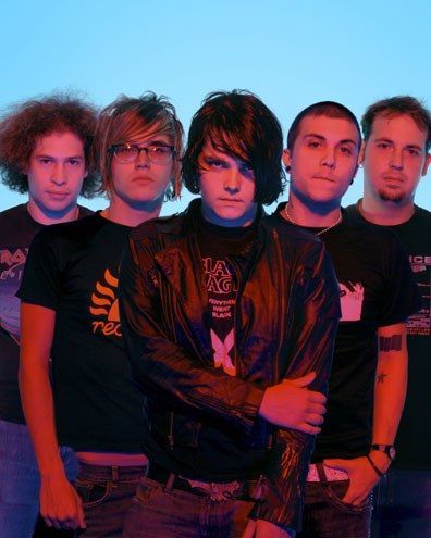 mcr photo on their early days, from left to right; Toro, Way, Way, Iero, Pelissier