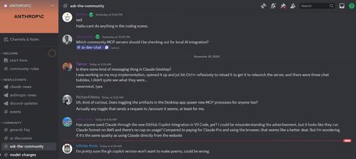 Anthropic Claude's Discord.