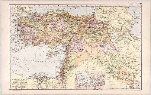 Ottoman Empire - map (1913) | by HISTORICAL RAILWAY IMAGES