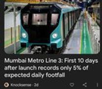 r/mumbai - Why is that? Are peopke really preferring local train more or is it other reason