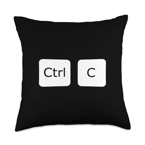 CTRL C Copy Paste Control V Funny Matching Parent Child Meme Throw Pillow