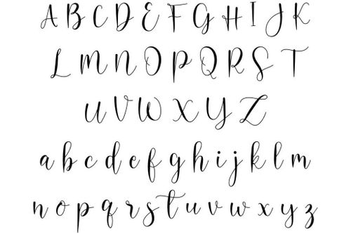 abecedario letras bonitas